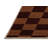Machine Washable Checkered Brown Area Rug-1759962670