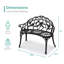 Cast Aluminium Garden Bench-1825535057