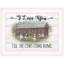 «I Love You Till the Cows Come Home», art mural encadré pour le salon, décoration murale par Billy Jacobs-1079703429