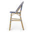 Ensemble de tabourets d'extérieur d'inspiration française avec structure en aluminium