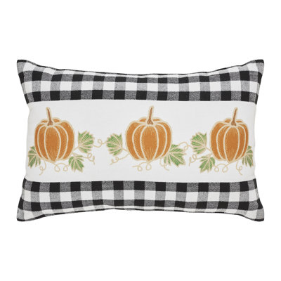 Annie Buffalo Check Recycled Plastic Lumbar Rectangular Pillow Cover & Insert