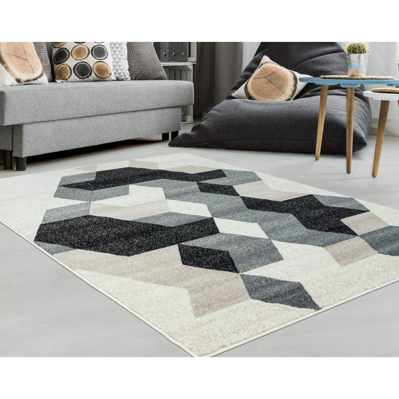 Gaiser Geometric Indoor Rug, Rectangle 6'5" x 9'5"