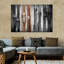 «Skiing Ski Collection», reproduction sur toile-92519256