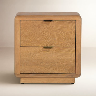 Zelie Oak Nightstand