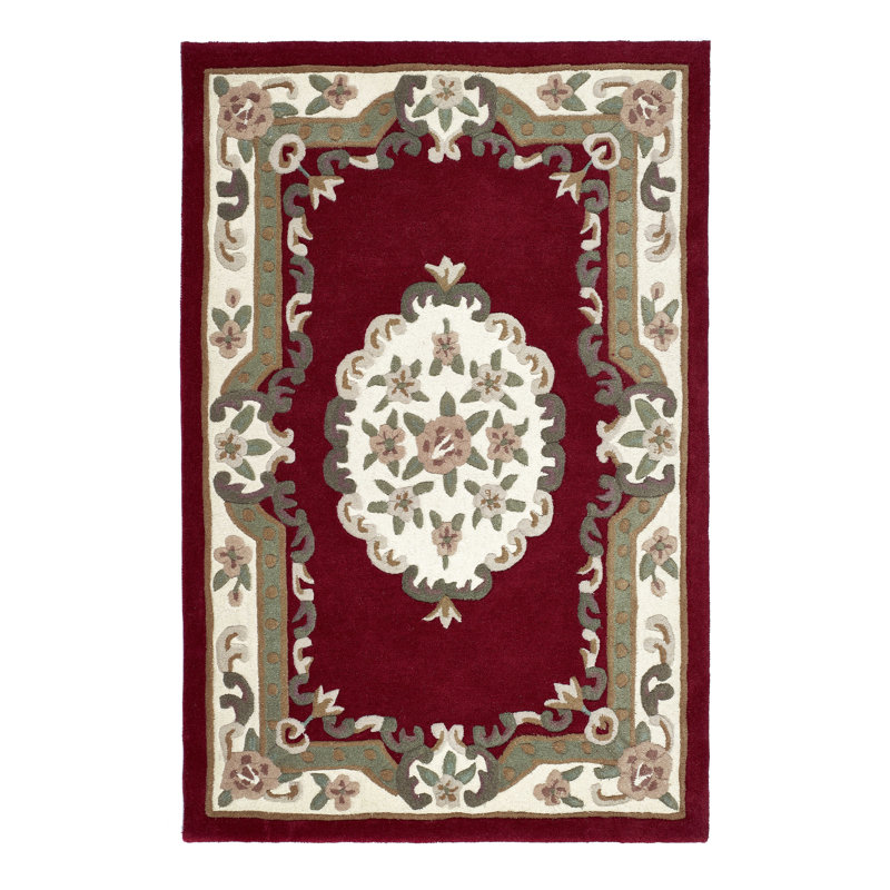 Comfort Oriental Wool Hand Woven Area Rug, Rectangle 75 x 150cm