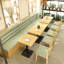 Banc de restaurant moderne et simple