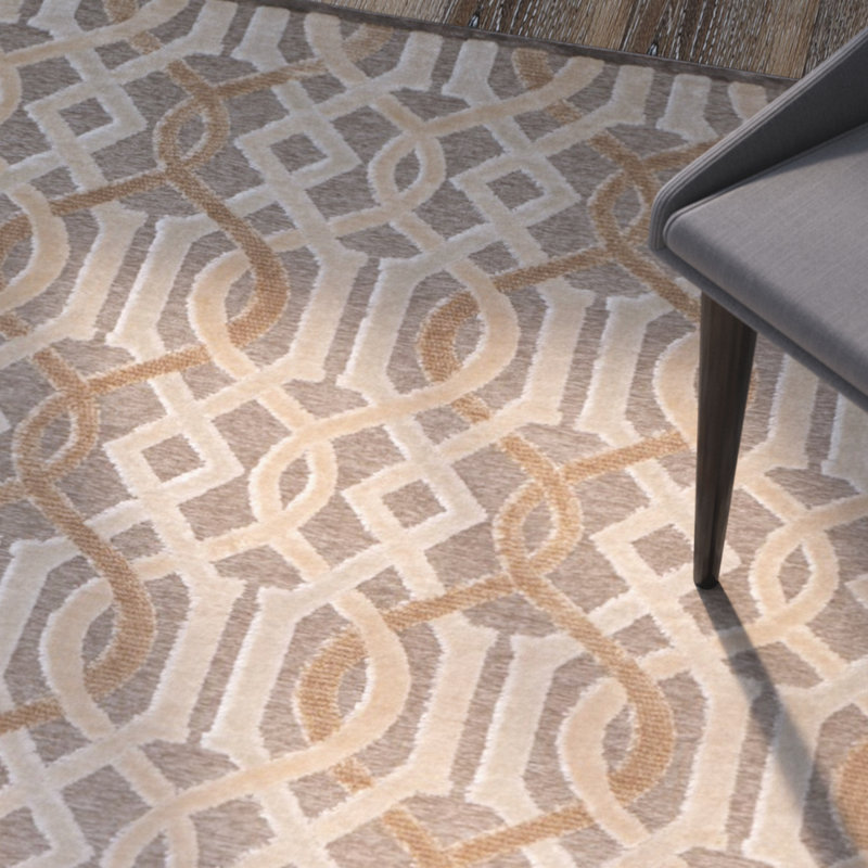 Tapis en viscose Van Wyck Paradise, Tapis de couloir 2 pi 2 po x 8 pi
