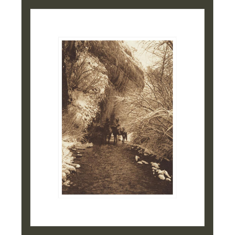 Approche de l'hiver - Apsaroke (The North American Indian v. IV. Cambridge MA: The University Press 1909) par Edward Sheriff Curtis