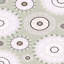 Tapis rose / vert en polyester tissé à la machine Woodsburgh-1824075446