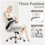 Home Office Linen Velvet Fabric Executive Chair-1401126767-1401126766