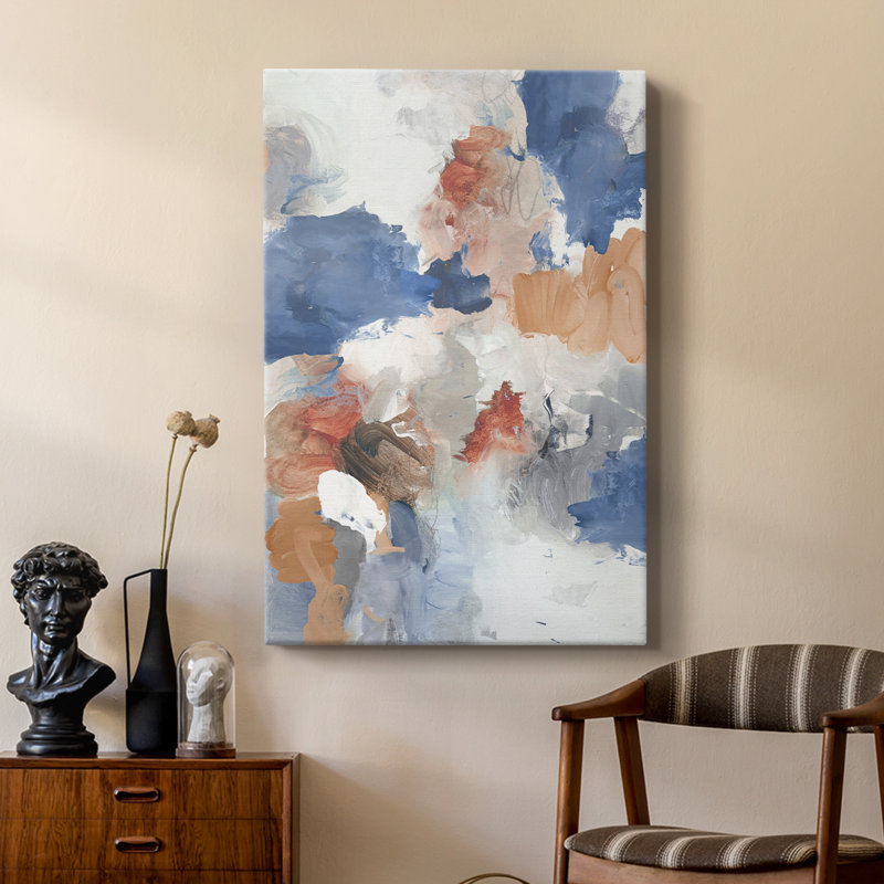 Graphite Moon II - galerie tendue sur toile - galerie Cavas sur mesure, H 18 po x l 12 po