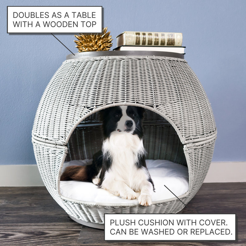 End Table Dog Dome, Smoke