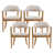 Beige Cushion/Natural Frame selected