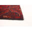 Tapis unique en laine noué à la main style Esari des années 2010 de 3 pi 4 po x 4 pi 9 po rouge Arandip
