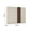 Tarello 2 Sliding Door Wardrobe available in many colour combinations glass front INCL. Delivery and Assembly-102375371-102375377