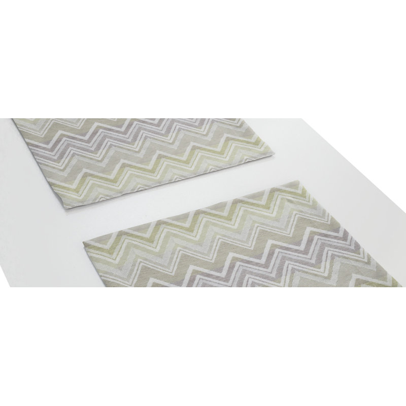 Kurtus Dining Linen Set, Light green/Grey