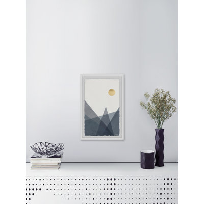 Soleil et montagnes par Parvez Taj - impression encadrée