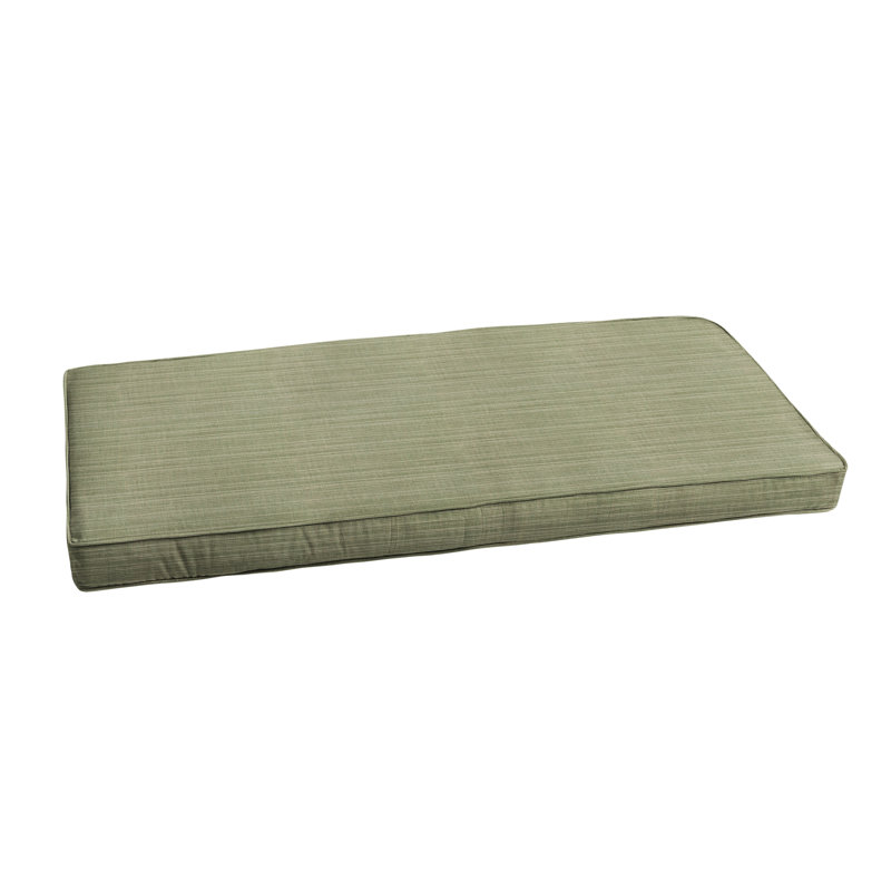 Osprey Outdoor Sunbrella Bench Cushion, 2" H x 40" W x 17" D, Canvas Navy Sunbrella® Canvas
