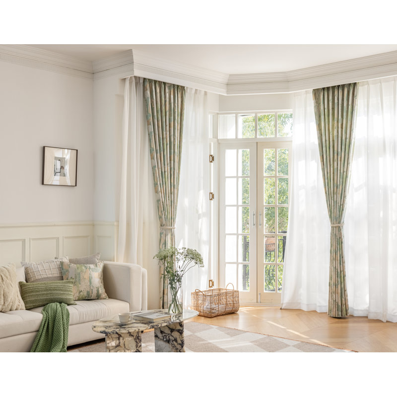 Adeline Room Darkening Curtain Pair, 52" W x 108" L