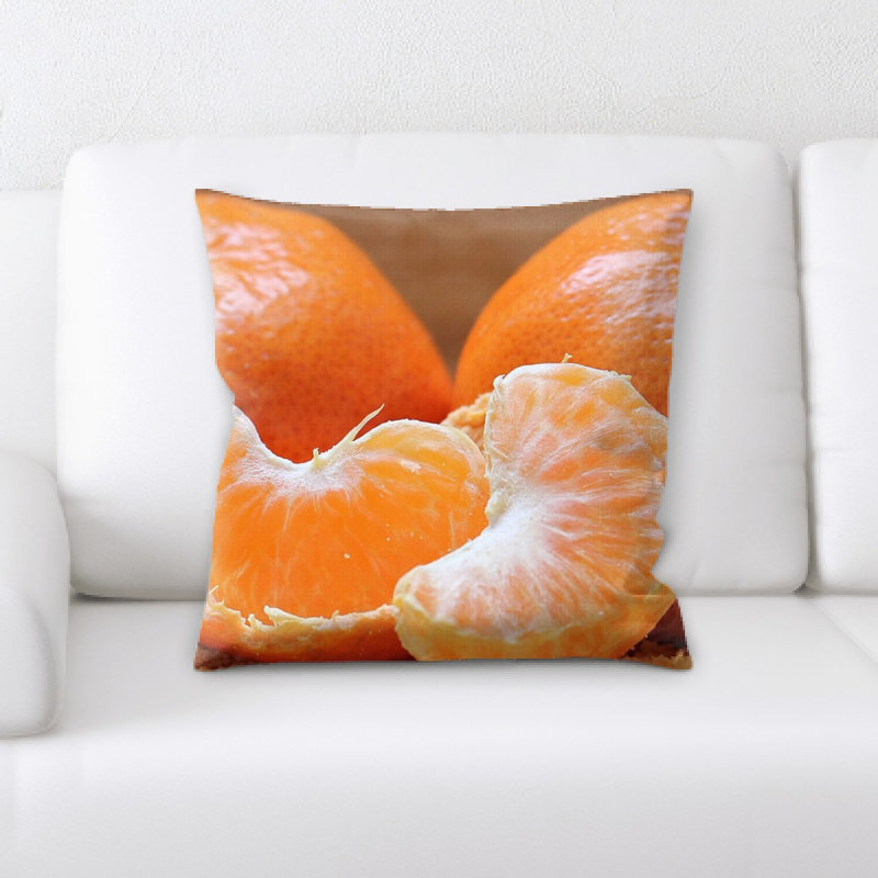Tangerines Throw Pillow