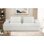Confort ergonomique 4 - Velours côtelé, mousse complète, large, sans assemblage, canapé 4 places en velours côtelé spacieux, salon