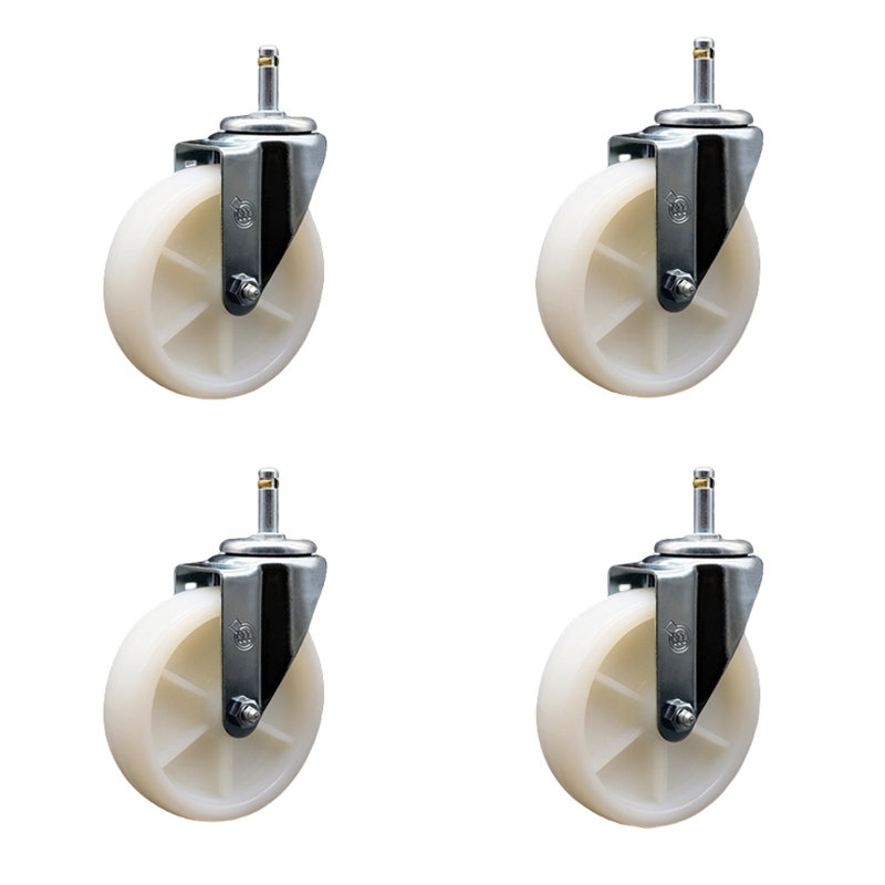 Nylon Swivel Grip Ring Stem Caster