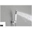 Système de douche mural avec pomme de douche à effet de pluie de 12 pouces, douchette à main et bec de baignoire, luminaire de salle de bain en laiton chromé