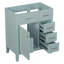 Meuble-lavabo de salle de bain sans lavabo, base d'armoire seulement, armoire de salle de bain avec tiroirs, structure solide-125034066