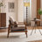Masson Chenille Accent Chair Armchair With Pillow-1185751586