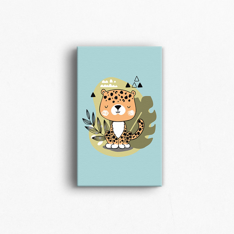 «Tiger Walk» 12 x 18 Baby Canevas Art