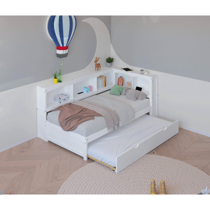 Lit pour enfant Hamnah, Blanc
