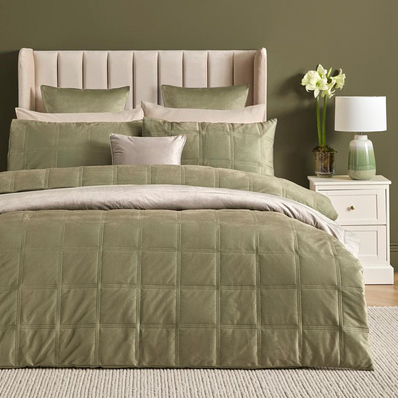 Polyester Geometric Duvet Cover Set with Pillowcases Included, Super King Duvet Cover + 2 Standard Pillowcases