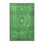 Tapis oriental vert / noir en laine et polyester tissé à la machine Kennie-162569175