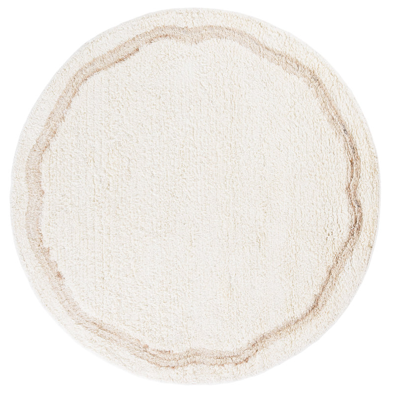 Casablanca Hand Tufted Wool;Cotton Solid Color Rug, Rectangle 9' x 12'