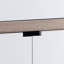 Buffet avec 4 tablettes Modernize Kitchen, blanc et taupe foncé