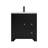 30" Black Bathroom Vanity with no sink