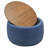 Round Storage Ottoman, 2 In 1 Function, Work As End Table And Ottoman (25.5"X25.5"X14.5")-2012425004