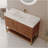 36" Modern Free-Standing Bathroom Vanity With Seamless Ceramic Sink & Sintered Stone Top-1602965730