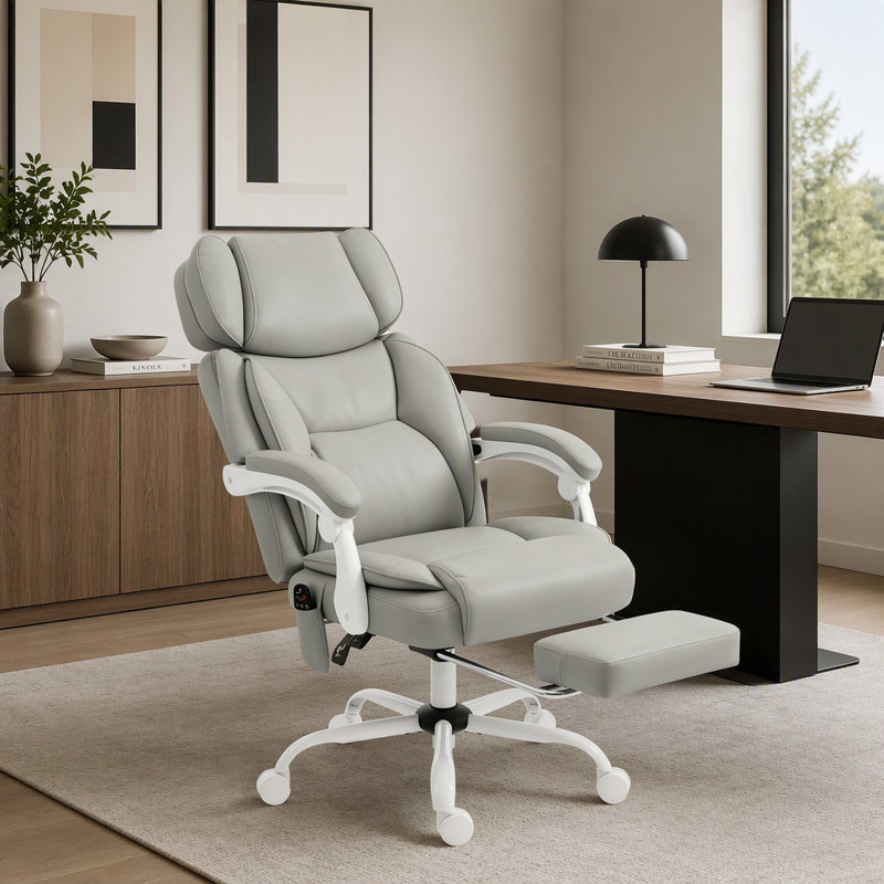 Tabouret de bureau ergonomique en forme de selle avec rotation à 360 degrés et roulettes à roulement fluide pour une assise confortable