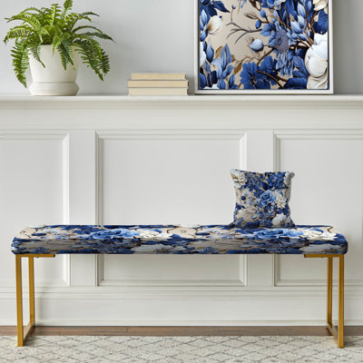 Banc Boho Earthy Blooms Poppies Garden - Floral