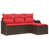 Brown Frame/Red Cushion is out of stock selected
