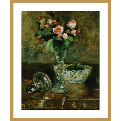 Roses par Berthe Morisot - Estampe numérique