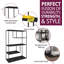 Aaban 126cm H x 85cm W Metal Book Display Bookcase