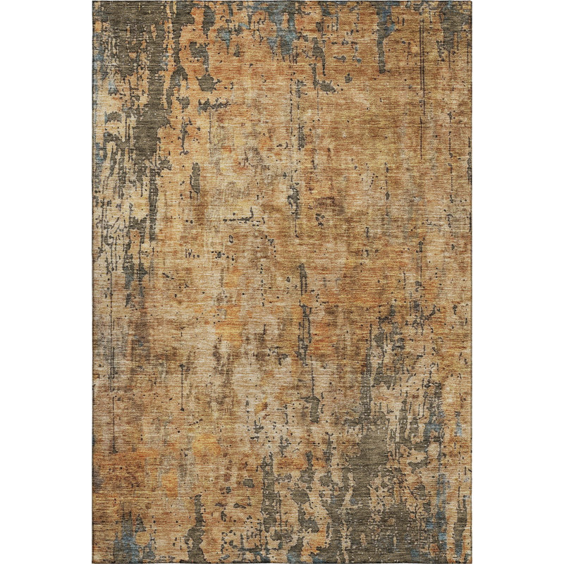 Premium Machine Washable Dominick AMF1203 Abstract Rug, Rectangle 5' x 7'6"