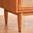 Rattan plaited simple storage drawer cabinet