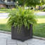Pot à fleurs carré en résine avec réservoir d'eau Lakeland-545212374-545212375