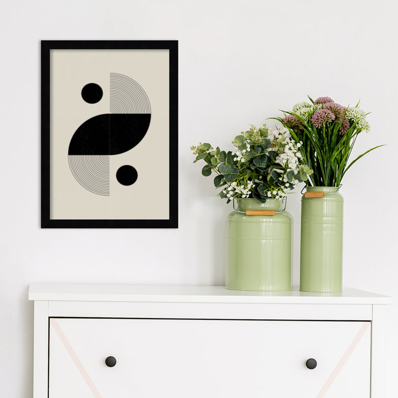 BaB No 3 by The Miuus Studio, Black, 17" H x 13" W x 1" D