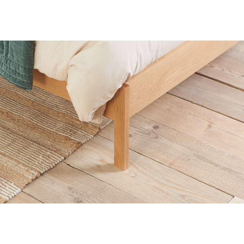 Adeoye Rattan Panel Bed, Oak, Super King (6')
