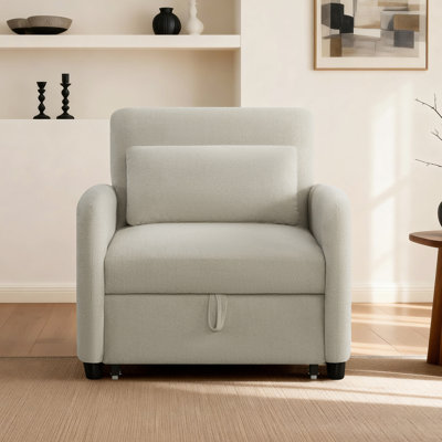 Pebblea Chenille Convertible Chair Bed