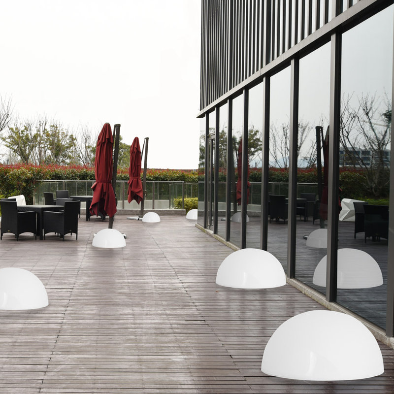 Bruschi 9.8cm Solar Powered Integrated LED Outdoor Floor Lamp